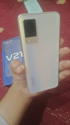 Vivo V21 (PTA approved, 10/10 genuine condition with box and charger