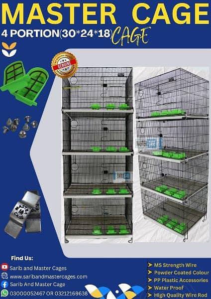 Cages | Birds Cage | Hens Cage | Parrots Cage | Available 0