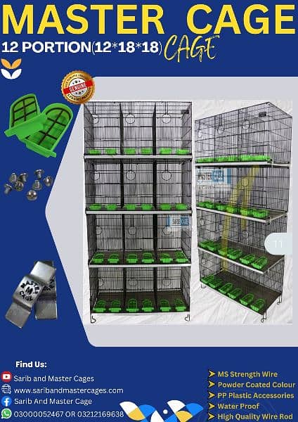 Cages | Birds Cage | Hens Cage | Parrots Cage | Available 17