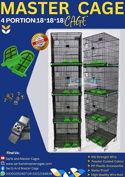 Cages | Birds Cage | Hens Cage | Parrots Cage | Available 18