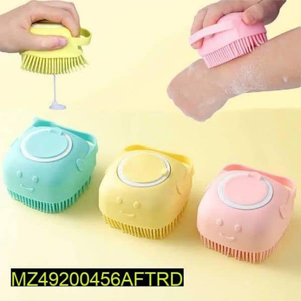 Bath Silicone Brush - Baby Bath Silicone Soft Brushes 8