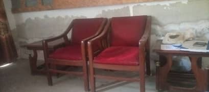 2 strong chair's black kekar