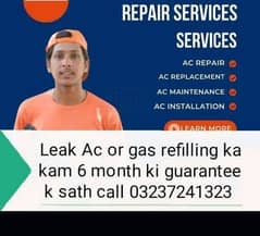 Ac services repair fitting gas filling kit repair