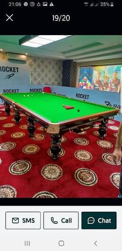 Snooker table & New