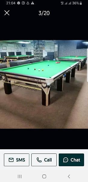 Snooker table & New 3