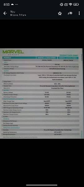 Ziewnic Marvel 1.5kva Hybrid Solar Inverter 3