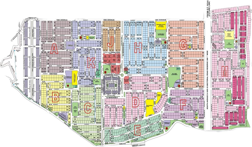 300 sy yrda level plot for sale in M block 2