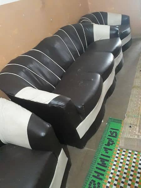 Leather sofa mehron -off white 0