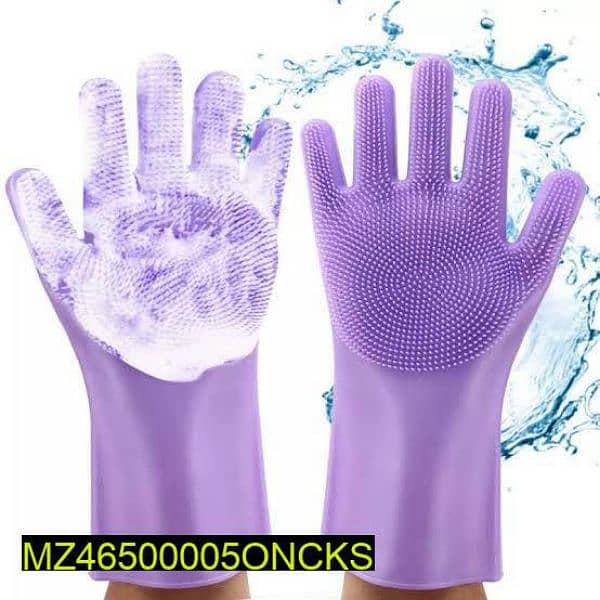 silicon dish washing gloves 0