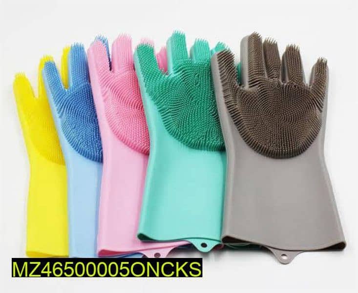 silicon dish washing gloves 1