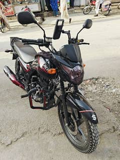 suzuki Gr 150cc 2022 Black Colour with File and documents. .