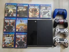 Ps4 Fat Console | 4 Controllers | Lush Condition | 7 Games In bundle |