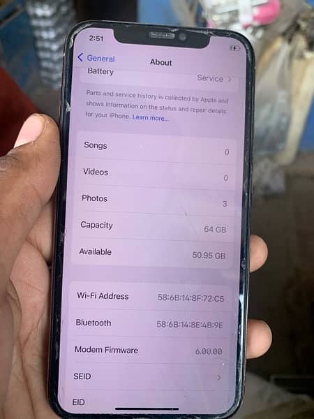 iPhone XS 64GB NON PTA 79 health all ok 10/9 without box fix price 9