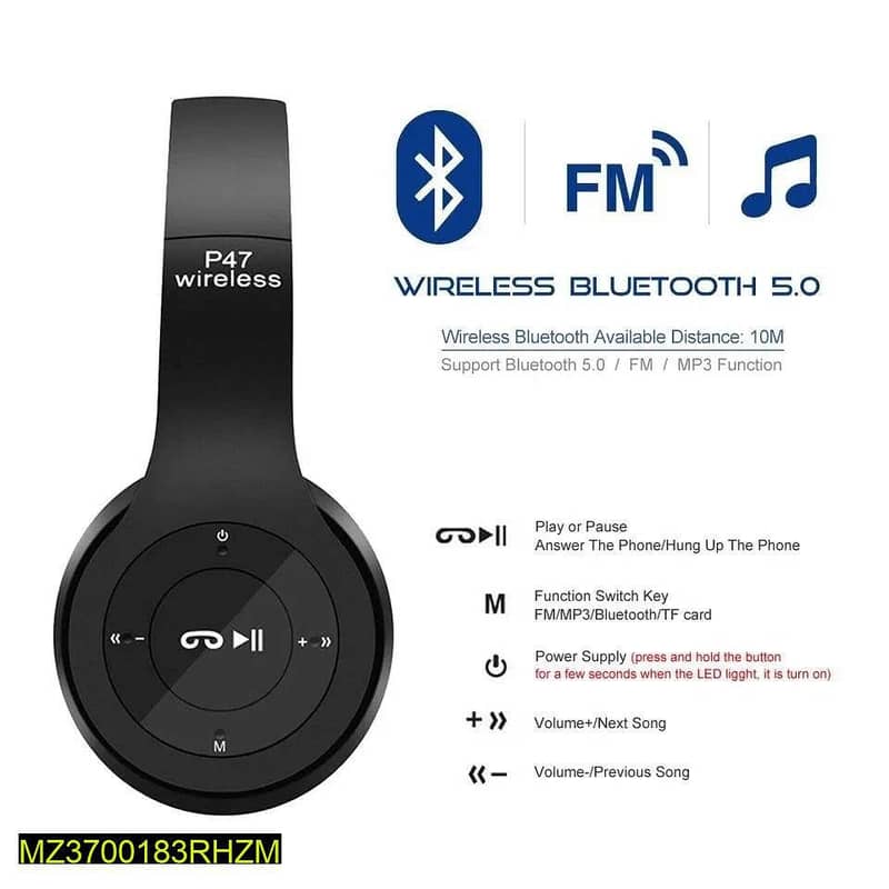 P47 Wireless Headset to buy contact us on whatsapp number :03277591169 1