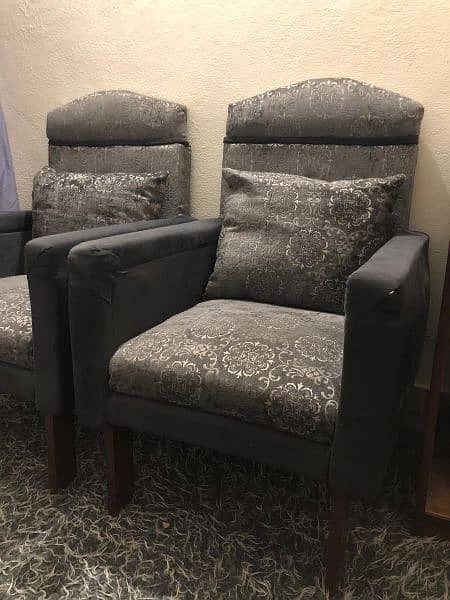 Grey Color Sofa Set for sale in New Condition 2