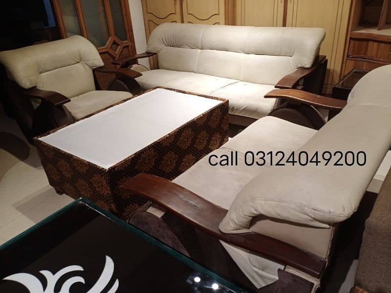 sofa set used condition call 03124049200 0