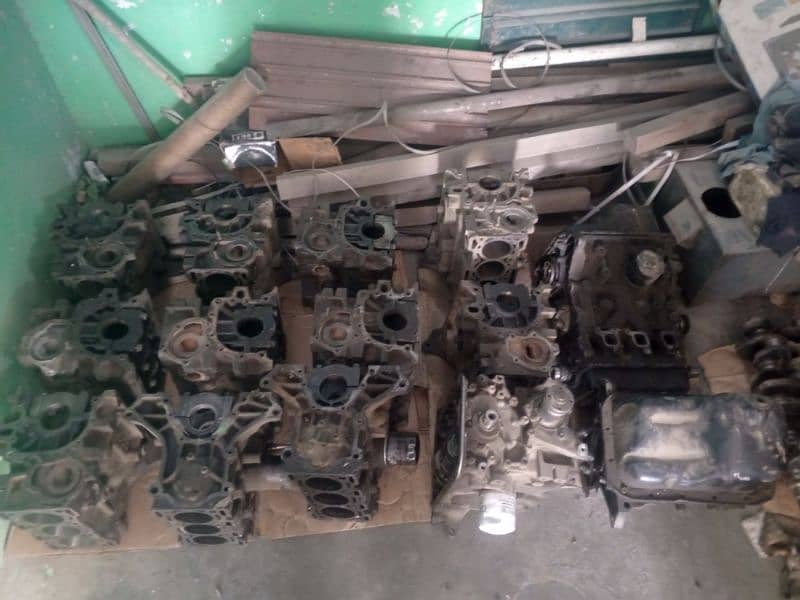 Cylinder block,and head assembly of mehran,bolan,ravi, available 0