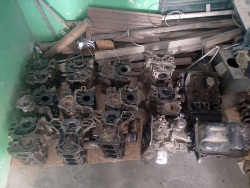 Cylinder block,and head assembly of mehran,bolan,ravi, available 1