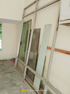 aluminum frame with glass