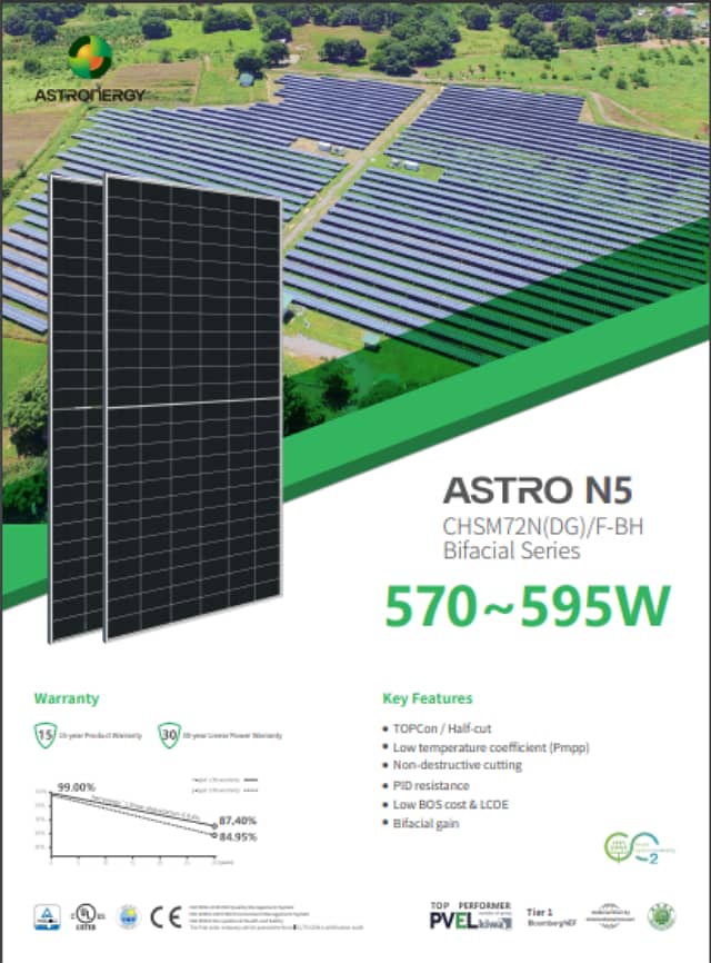 ASTRO ENERGY N-TYPE 575W(A-GRADE) 0