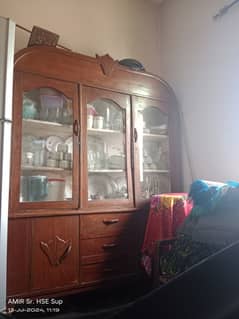 Solid Wood Showcase urgent for sale