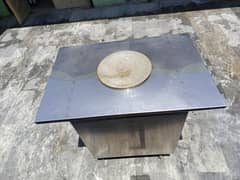 Gas tandoor for hotel made of steel