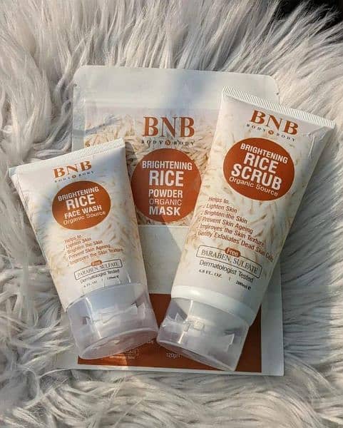 3 in 1 rice Whitening And Glow kit 0