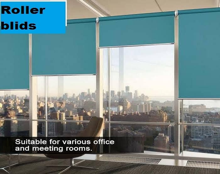 Roller blinds Remote control blinds Black out, Sun heat block blinds 15