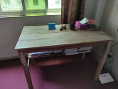 Wooden Study Table and Chair
