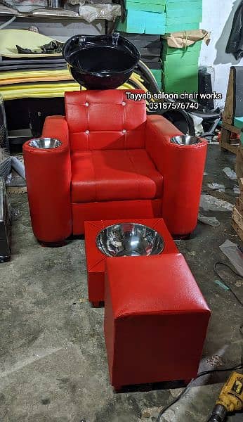 Saloon Chair/Parlour Chair/Hair Wash Unit/Pedicure Manicure/Facial Bed 12