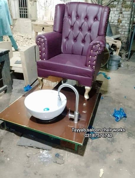 Saloon Chair/Parlour Chair/Hair Wash Unit/Pedicure Manicure/Facial Bed 16