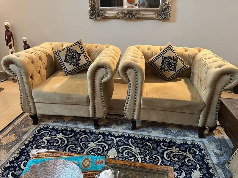 7 Seater Sofa Set - like new condition 5