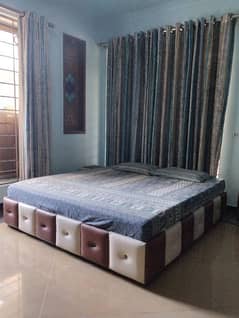 Bed Frame with Spring Mattress