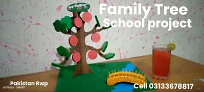 Family tree,School Model,School projects models