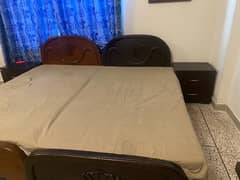 02 single bed without mattress