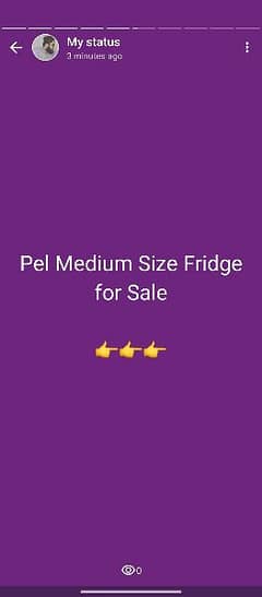 PEL Medium sizel fridge