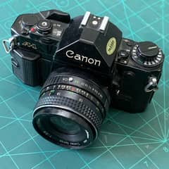 Canon A1 35mm film reel vintage camera
