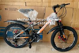New Full Aluminum Bicycle size 20 imported box pack bicycle model 2024