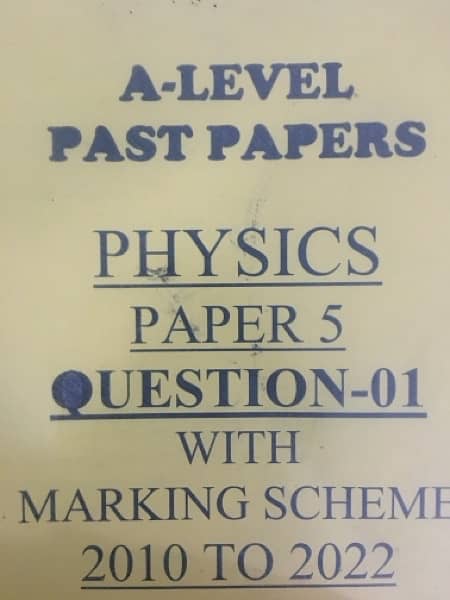 O and A level past papers 19