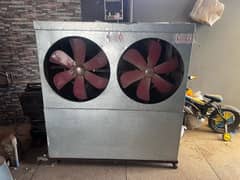 Double Fan water cooler with 200 litres water capacity