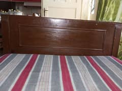 Pure wooden bed, single bed size