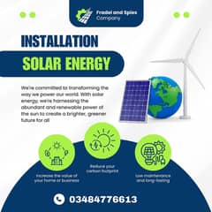 Solar pannel /solar installation /Longi /jinko /JA solar /inverter