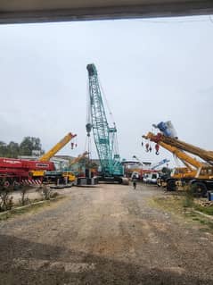 all kind of cranes and heavy machinery available