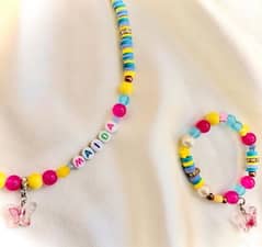 CustomNecklace and bracelet