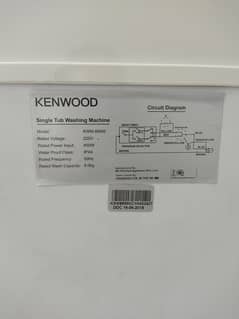 Kenwood washing machine RS 22000
