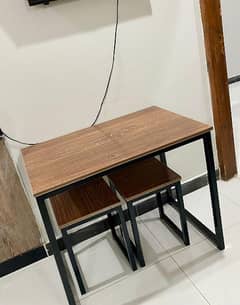 mini dining table for two plus 2 stools