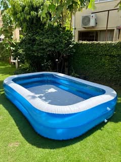 Intex Family Swimming Pool White Blue (80"X60"X19")