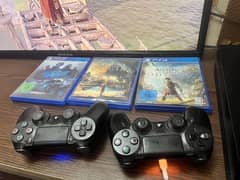 Play Station 4 with Smart TV and 3 CDs for Sale