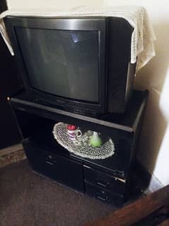 tv and trolley