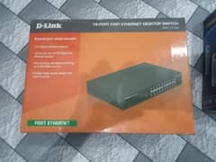 d link switch 16 port good condition